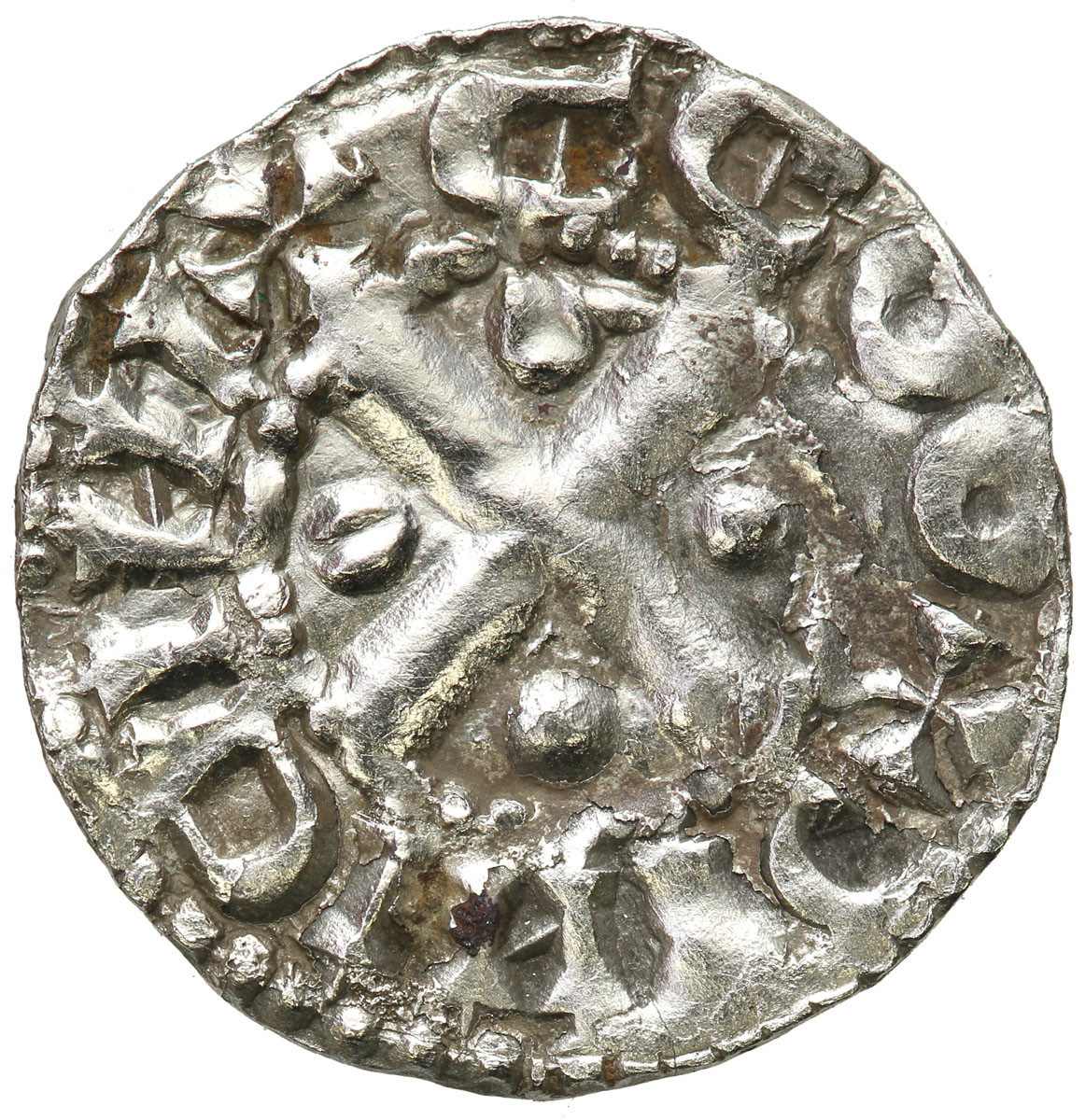 Niemcy, Dolna Lotaryngia - Kolonia. Otto III (983-1002). Denar